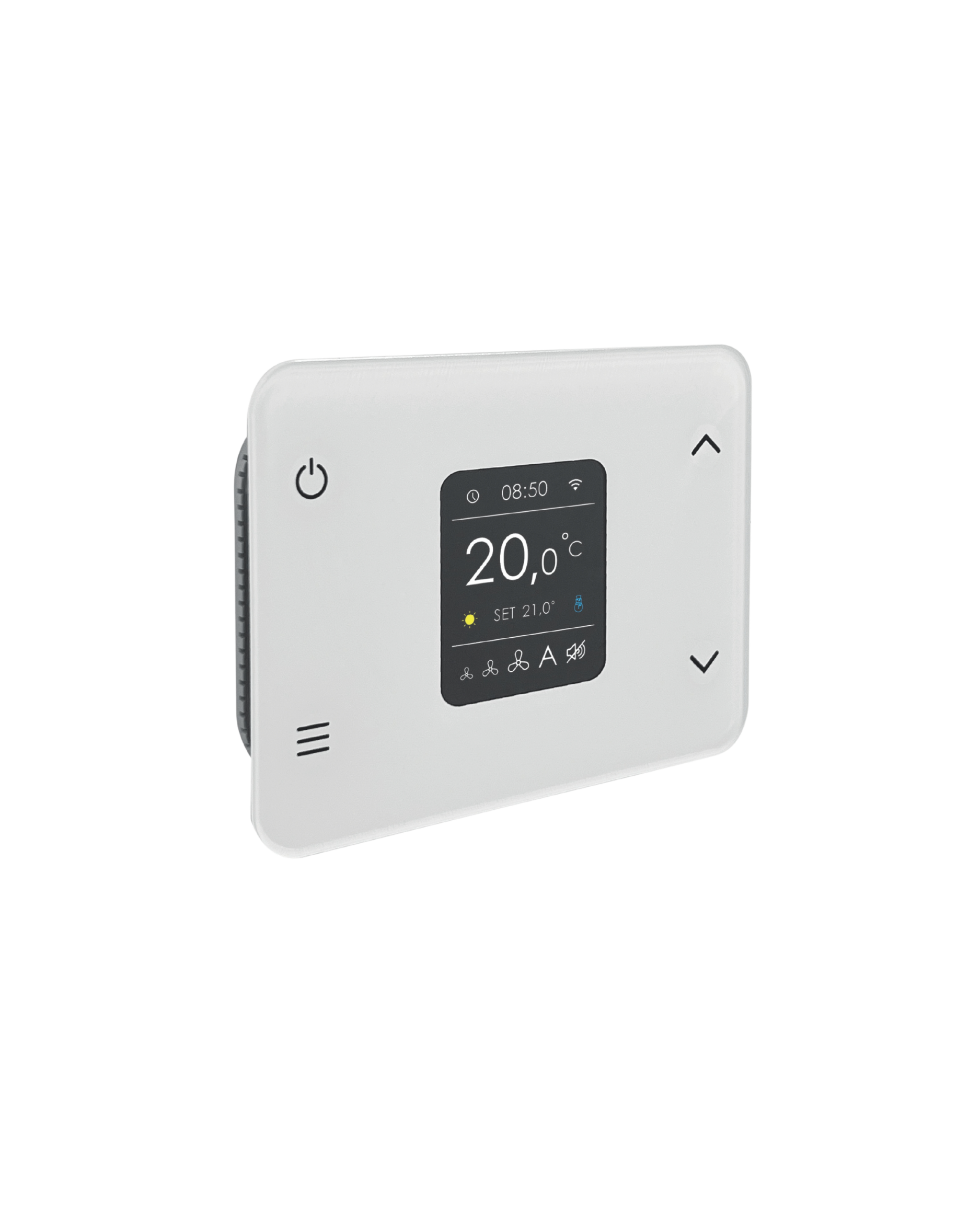 I-90 | Cronotermostato touch con connettività Wi-Fi, controllo remoto via App e sonda umidità integrata